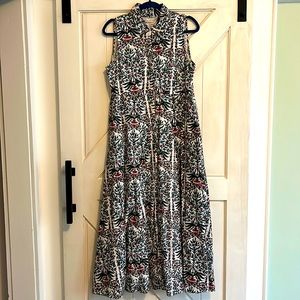 Livro floral maxi dress